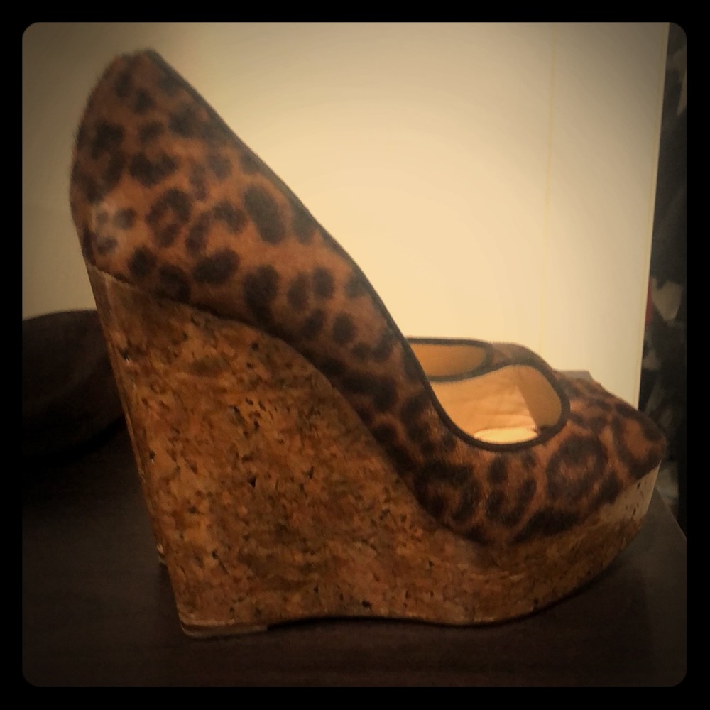 Christian Louboutin Pony Wedges
